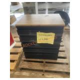 5-Drawer Metal Worktable Cabinet