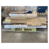 LED Market Umbrella w/Base, LED Flat Panel