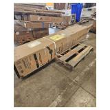 Hampton Bay Offset Umbrella with Solar Lights