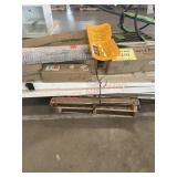 Assorted Pallet, Rug, Door, Misc Lights, Snow