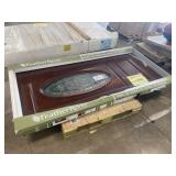 38ï¿½x82ï¿½ Woodgrain Fiberglass Exterior Door