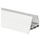 Frost King White PVC Sweep for Doors 36 in. L X 1.