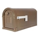 Garrison Post-Mount Mailbox, Large, Venetian Bronz
