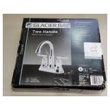 NEW! GLACIER BAY Oswell 4 in. Centerset Double Han