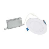 Halo HLB Matte White 4-inch LED Canless Recessed D
