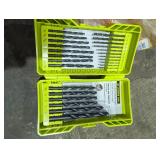 Black Oxide Round Shank Twist Drill Bit Set (25-Pi