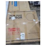 Round Metal Frame Mirror