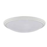 12 in. Light Matte Black & White Adjustable Light