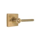 Tonebridge Brushed Gold BedBath Door Lever with Sq