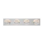 Oracle 27 in. 4 Light Chrome Modern Integrated LED