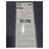 White Patio Door (Missing wood piece)