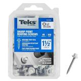 Teks No. 9 X 1-12 in. L Hex Drive Hex Washer Head