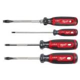 Milwaukee Phillips  Slotted Screwdriver Set 4 Pc