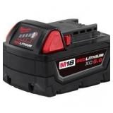 Milwaukee M18 RedLithium XC5.0 5 Ah Lithium-Ion Ba