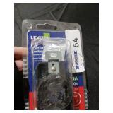 30 Amp 250-Volt 3-Wire Locking Single Outlet, Blac