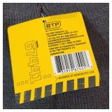 Mens Gray Knit Fleece Lined Beanie Hat