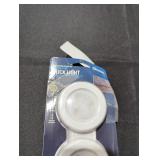 White Compact Puck Light, 4PK