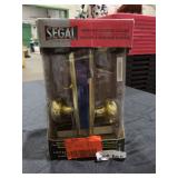 2-12 in. Backset, Entrance Mortise Lockset, Wrough