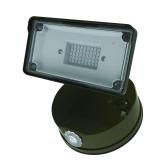 Halo Switch Hardwired LED Bronze Floodlight