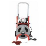 Drain Cleaning Machine, Corded, 165 RPM