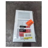 12 in. X 6 in. 3-Way Steel WallCeiling Register in