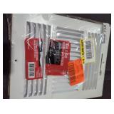 10 in. X 8 in. 3-Way Steel WallCeiling Register in