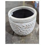 Blue Orange Pottery, 13 1/2"x 13 1/2" Handmade Pot