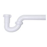 1-12 in. White Plastic Sink Drain P- Trap