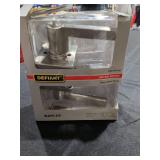 Naples Satin Nickel Keyed Entry Door Lever