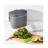 Oxo 1.75 Gallon Compost Bin, Charcoal - Charcoal