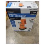 14 HP 2-in-1 Submersible Utility and Transfer Pump