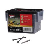 (6 x The Bid) 2 1/2" Multi Wood Screw, Star Head