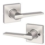 Hollis Satin Nickel HallCloset Passage Door Lever