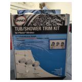 Danco 9D00081430 Brushed Nickel Acrylic Tub  Showe