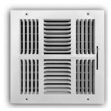 10 in. X 10 in. 4-Way Steel WallCeiling Register i
