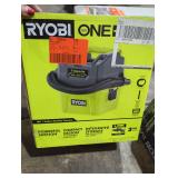 Ryobi 18v 1 Gal Wet/Dry Vacuum, Tool Only