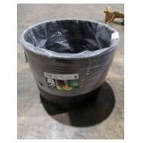 Vigoro 15.9" Black Planter