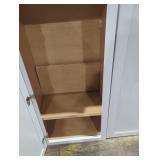 18" x 13" x 42.5" White Wall Cabinet