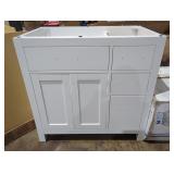 Bathroom Vanity, 34 1/2"h x 35 1/4w x 21 3/4"d