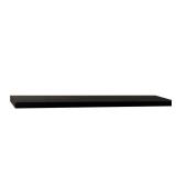 8 in. D X 24 in. L X 1-14 in. H Slim Shelf in Blac