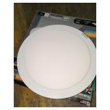 11 in. 12.5-Watt Dimmable White Integrated LED 875