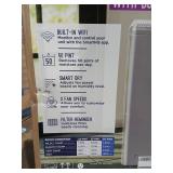 GE 50 Pint Capacity Dehumidifier W Built In WiFi