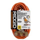 25 Ft. 123 Heavy Duty IndoorOutdoor Extension Cord