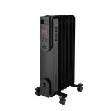 1500-Watt Black Indoor Electric Oil-Filled Radiato