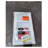 12 in. X 6 in. 3-Way Steel WallCeiling Register in