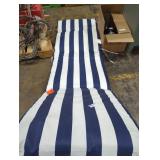 Arden Blue & White Chaise Cushion, 77"l x 22"w