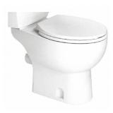Toilet Bowl, Floor Mount, Round, White