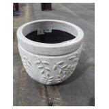 Blue Orange Pottery, 13 1/2"x 13 1/2" Handmade Pot