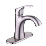 Arnette Single Handle Single Hole Bathroom Faucet