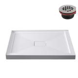 GB-608-436 48 in. X 32 in. Corner Acrylic Shower B